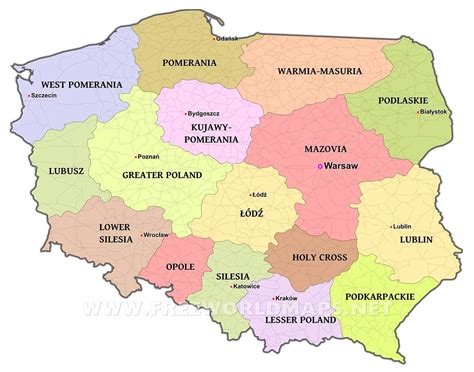 poland map political