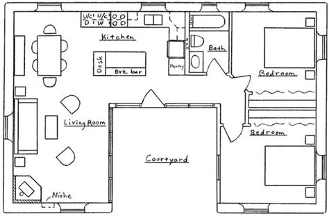 shaped floor plans shaped home  unique floor plan hwbdo  american