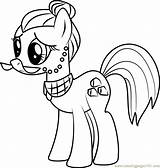 Cloudy Pony Friendship Coloringpages101 sketch template