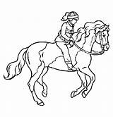 Paard Meisje Dieren Paarden Makkelijk Flevoland Flevokids Leukekleurplaten sketch template