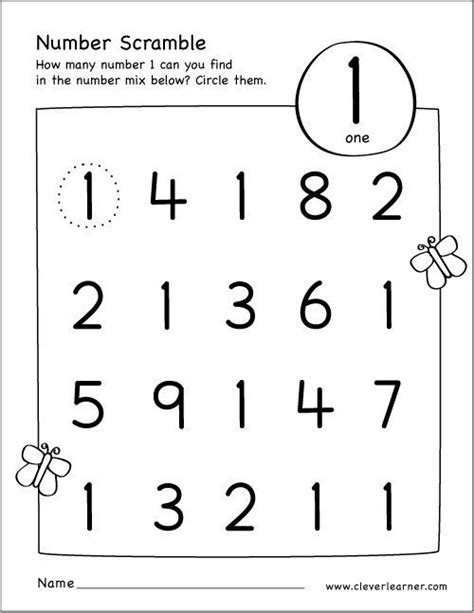 preschool worksheets number activities zahlen vorschule schule