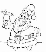 Coloring Spongebob Christmas Patrick Pages Star Santa Printable Drawing Color Print Sheets Clipart Drawings Characters Cartoon Visit Rocks Getdrawings Library sketch template