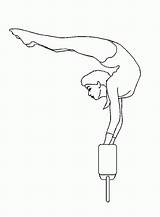 Gymnastics Gymnastik Gymnastic Handstand Malvorlagen Colornimbus sketch template