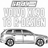 Volvo Ipd Xc Xc90 sketch template