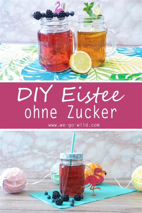 eistee selber machen  leckere durstloescher fuer heisse tage