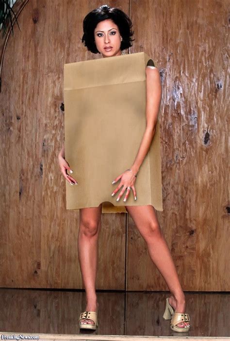 woman wearing a paper bag dress pictures
