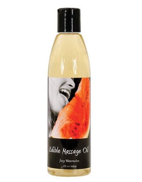 Earthly Body Edible Massage Oil Passional Boutique