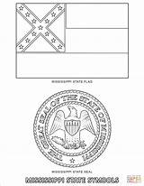 Mississippi Coloring State Symbols Pages Printable Drawing Categories sketch template