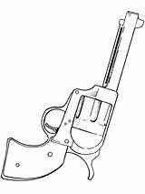 Gun Coloring Pages Shooter Para Colorear Six Guns Drawing Nerf Pistola Revolver Print Cowboy Tattoo Printable Colouring Old Easy Pistol sketch template