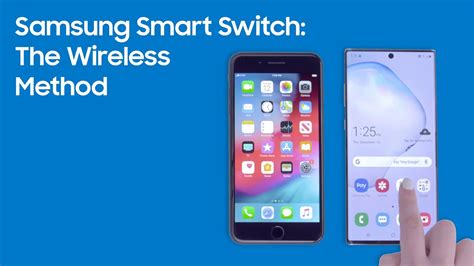 samsung smart switch  wireless method youtube