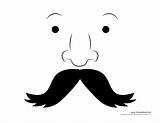 Mustache Printable Templates Mustaches Kids Outline Template Huckleberry Stencil Tombstone Clip Cowboy Ll Designs Timvandevall Sheet Clipartbest Cliparts sketch template