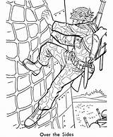 Coloring Pages Marine Ww2 Popular sketch template