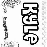 Kyle Coloring Pages Name Hellokids Kylee Kylie sketch template