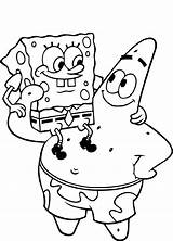 Spongebob Characters Outline Patrick Coloring Pages Transparent Drawings Cartoon Kids Sheets Drawing Disney Cute Choose Board Quality Citypng sketch template