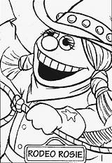 Sesame Street Coloring Pages Rodeo sketch template