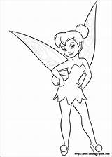 Coloring Pages Tinkerbell Printable Print sketch template