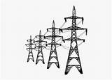 Transmission Icon Tower Power Network Lines Silhouette Clipart Mart Kindpng Clipartkey sketch template