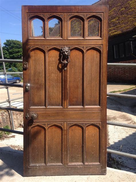 huge solid oak front door frame antique  period large victorian