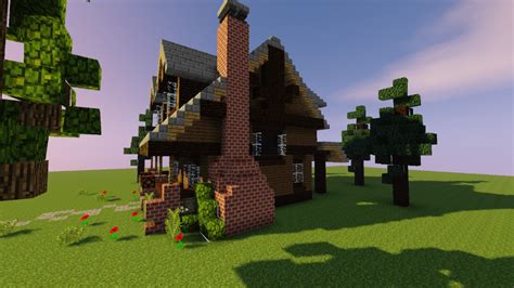house cabin minecraft map