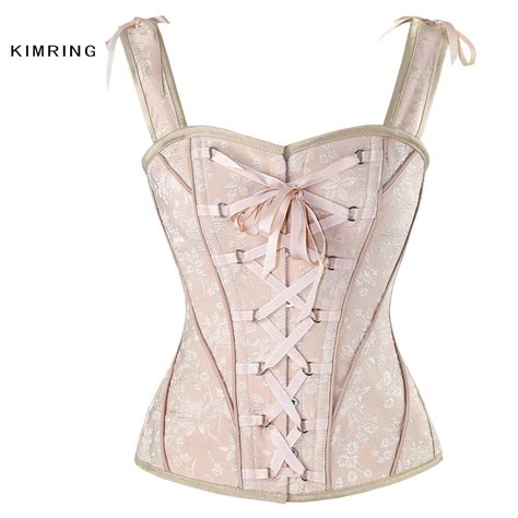 buy kimring women steampunk steel boned corsets sexy