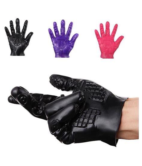 five finger massage gloves adult erotic flirting foreplay tease gloves