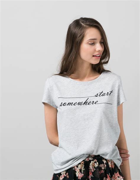 shirts woman woman bershka algerie tees pinterest printing woman  slogan