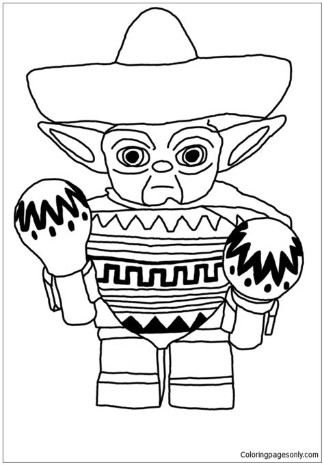 yoda  star wars coloring page  coloring pages