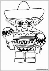 Yoda Star Wars Coloring Pages Color sketch template