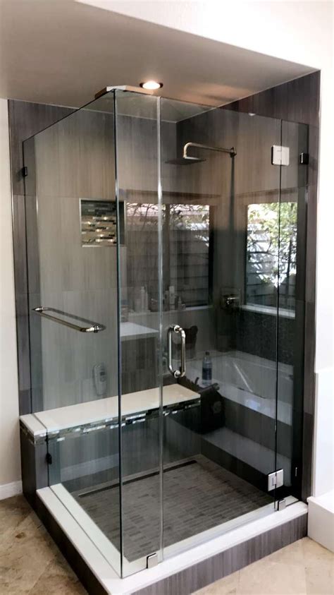 modern frameless shower enclosure frameless shower enclosures