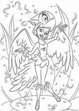 Jewel Rio Coloring Pages Getdrawings Drawing sketch template
