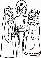 Coloring Pages Kings Three Wise Men Drawing Printable Clipart Color Supercoloring Wiseman Drawings Silhouette Shapes Dimensional Sheets Fonts Printables Search sketch template