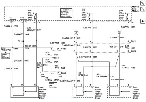 silverado power seat wiring diagram