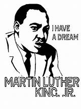Coloring Luther Martin King Pages Jr Printable Easy Preschoolers Dream Print Worksheets Color Paper Getcolorings Worksheeto sketch template
