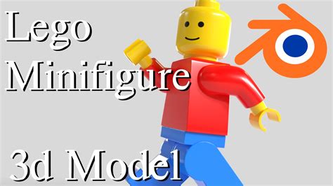 lego minifigure  model blendernation
