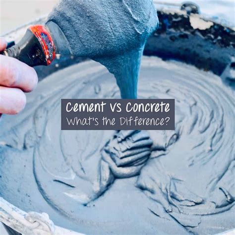 cement  concrete    difference artofit