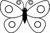 Butterfly Coloring Pages Drawing Simple Kids Colouring Clipart Preschool Sits Color Printable Clipartmag Easy Getcolorings Getdrawings Related sketch template
