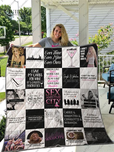 Sex And The City T Shirt Quilt Blanketshub