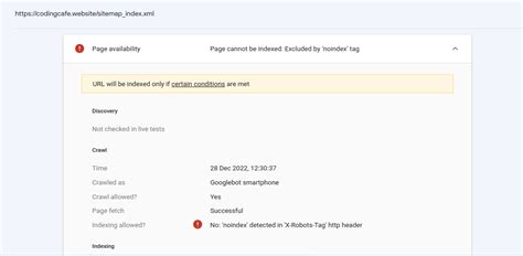 seo   fix noindex detected   robots tag http header error