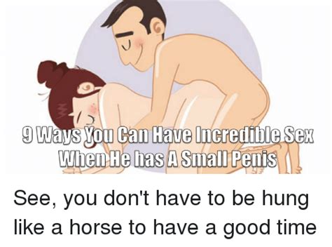 Good sex with small penis