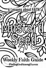 Mustard Booklets Parable sketch template