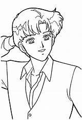 Coloring Pages Tuxedo Sailor Moon Mask sketch template