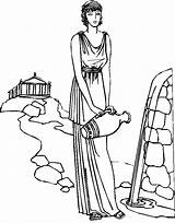 Coloring Pages Rome Ancient Roman sketch template