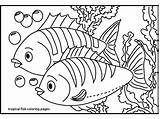 Fish Pages Coloring Butterfly Getcolorings Tropical sketch template