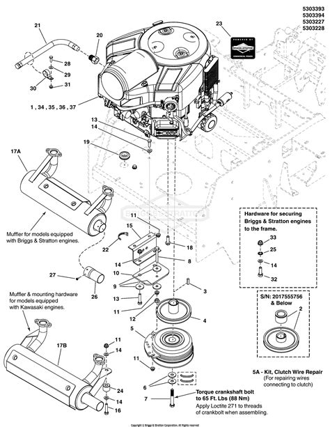 snapper pro  sxtb  mid mount  turn rider parts diagram  engine pto