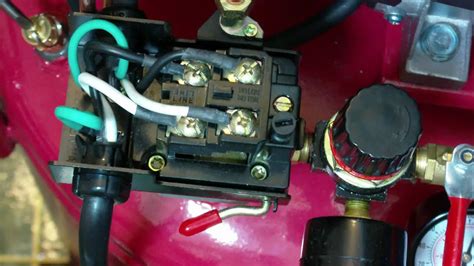 wiring pressure switch air compressor
