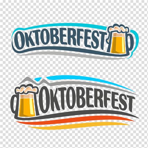oktoberfest volksfest logo yellow beer festival poster text transparent background png