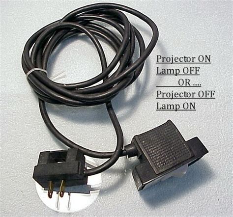 remote power cord generic  prong plug projector  light    ebay