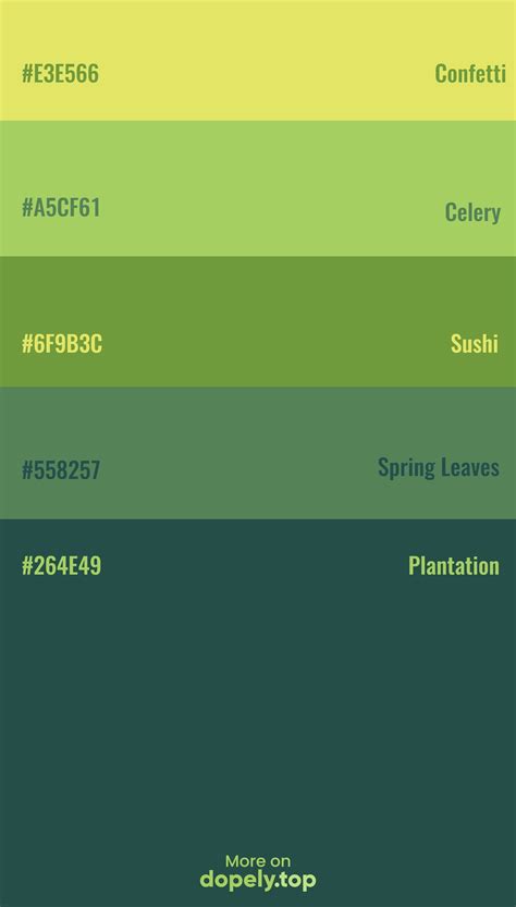 color palette inspiration  great members  green family color