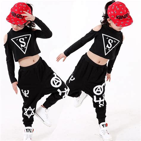 popular hip hop dance clothes girls buy cheap hip hop dance clothes girls lots from china hip