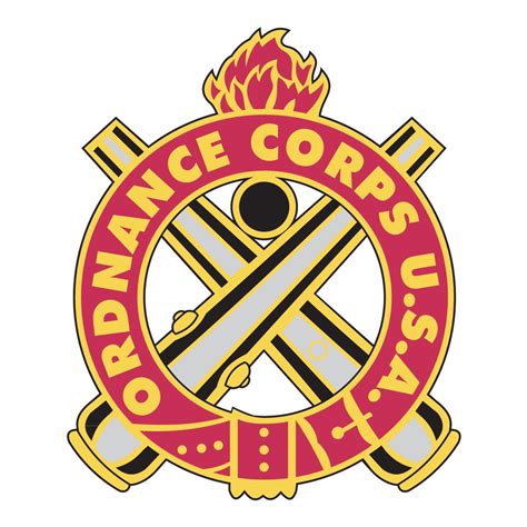 army ordnance corps insignia decal   reflective vinyl